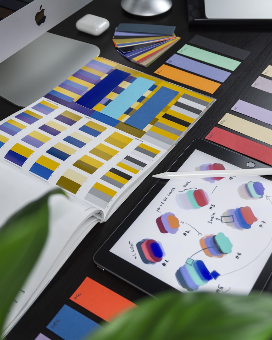 Leaflet and flyer graphic design